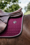 Kentucky Saddle Pad Classic Leather Jumping Bordeaux