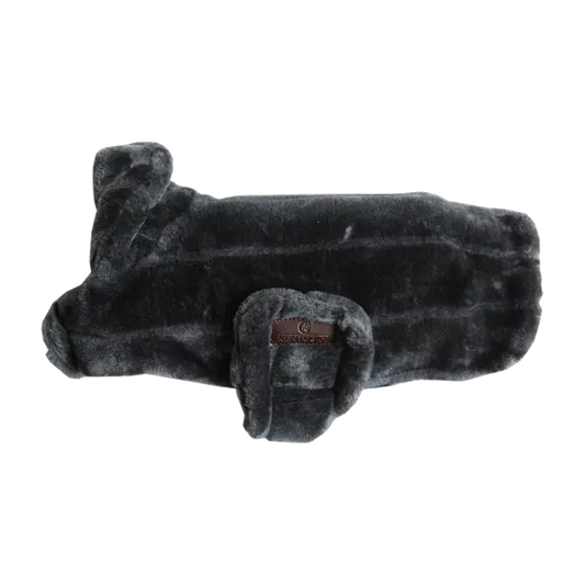 Boomerang Equestrian - Kentucky Dog Coat Fake Fur Grey