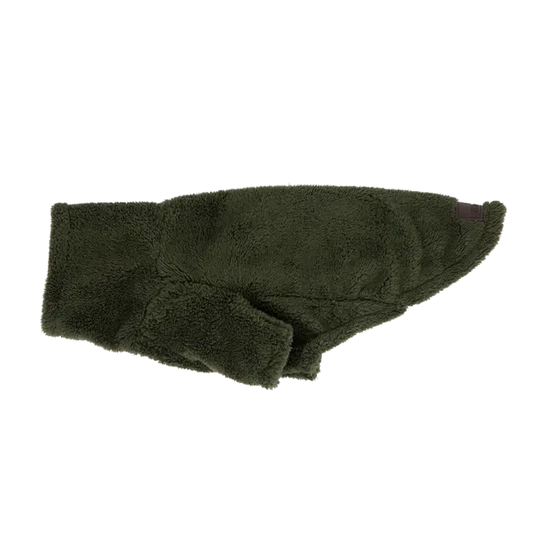 Boomerang Equestrian - Kentucky Dog Sweater Teddy Fleece Pine Green