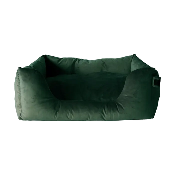 Kentucky Dog Bed Velvet Pine Green