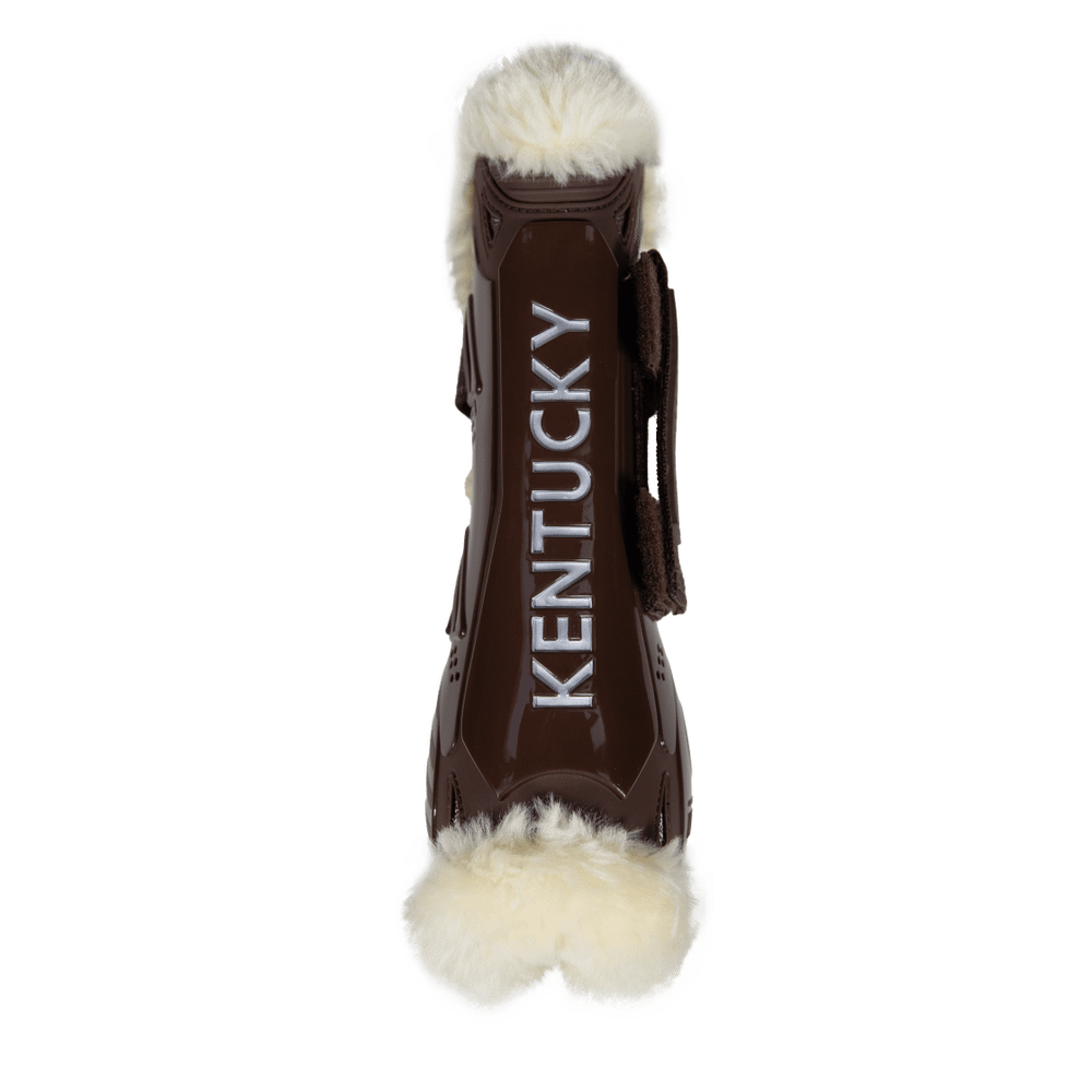 Vegan Sheepskin Tendon Boots Velcro | Kentucky Horsewear | Comfort