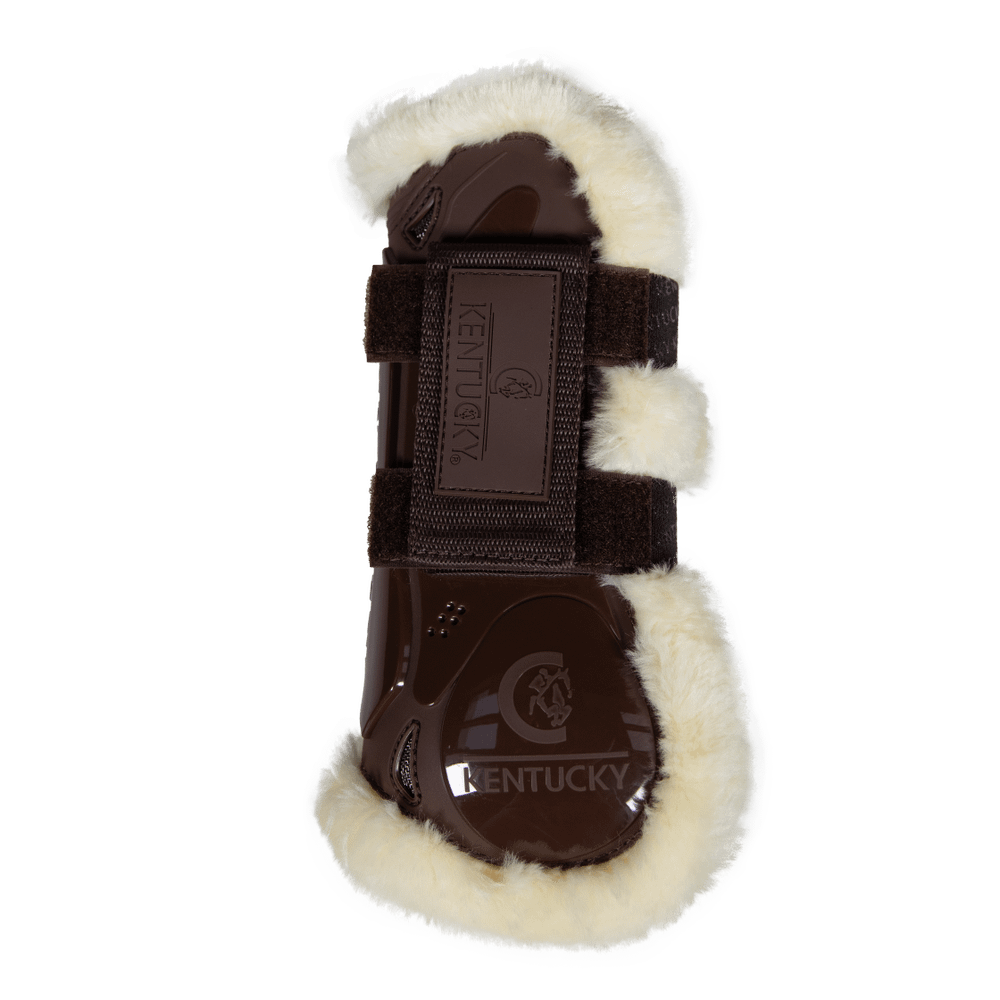 Vegan Sheepskin Tendon Boots Velcro | Kentucky Horsewear | Comfort — Image 3