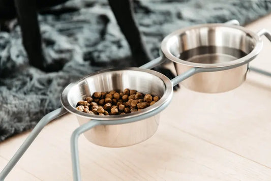 Boomerang Equestrian - Kentucky Comfort Dog Feeder Dusty Blue