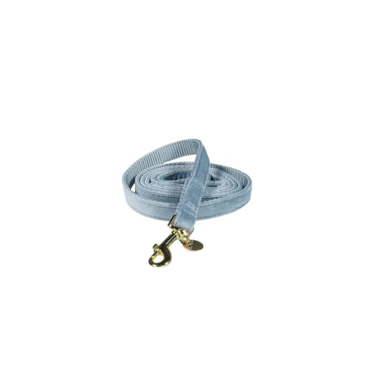 Kentucky Dog Lead Velvet Light Blue Size S 120cm