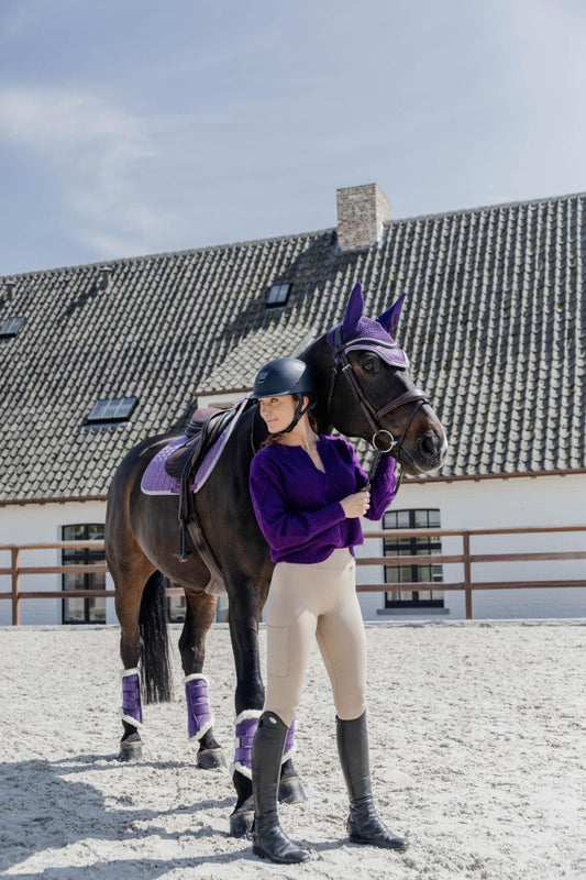 Brushing Boots Velvet Contrast | Kentucky Horsewear | Luxury — Image 2