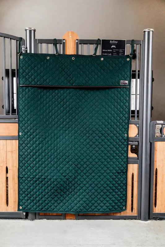 Boomerang Equestrian - Kentucky Stable Curtain Dark Green