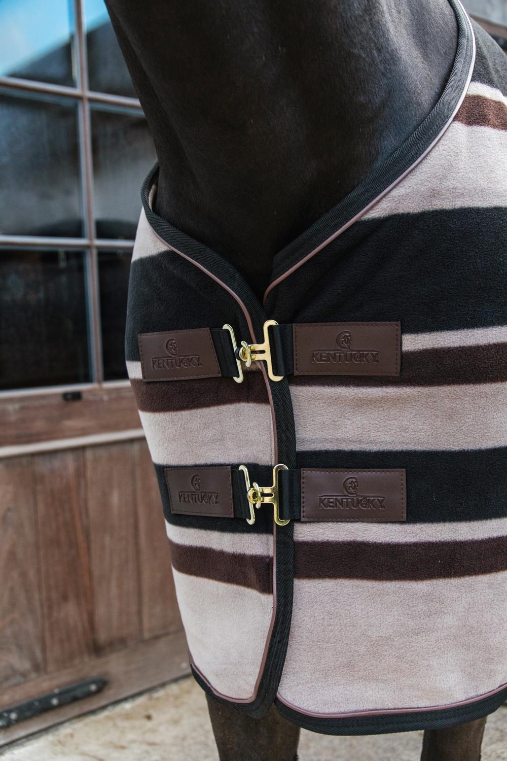 Fleece Rug Heavy Stripe | Kentucky Horsewear | Luxury — Image 2