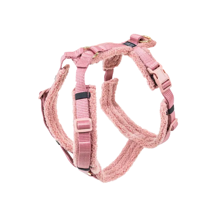 Kentucky Dog Harness Active Teddy Fleece Old Rose