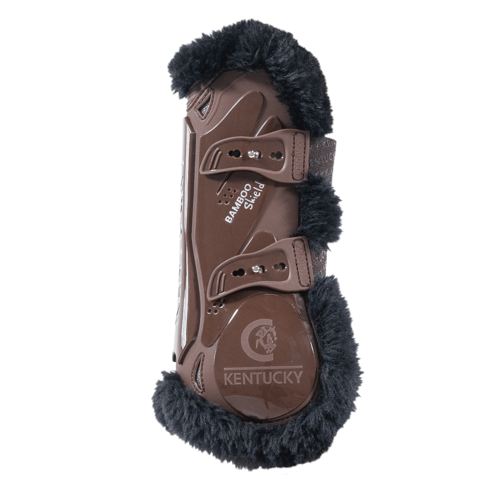 Vegan Sheepskin Tendon Boots Bamboo Elastic | Kentucky Horsewear | Eco-friendly