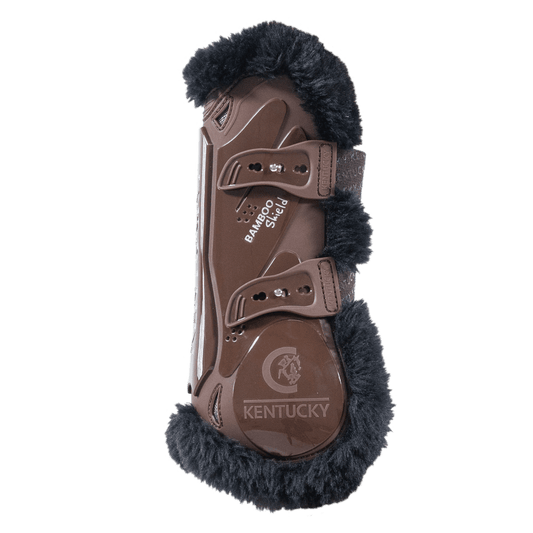 Vegan Sheepskin Tendon Boots Bamboo Elastic | Kentucky Horsewear | Eco-friendly
