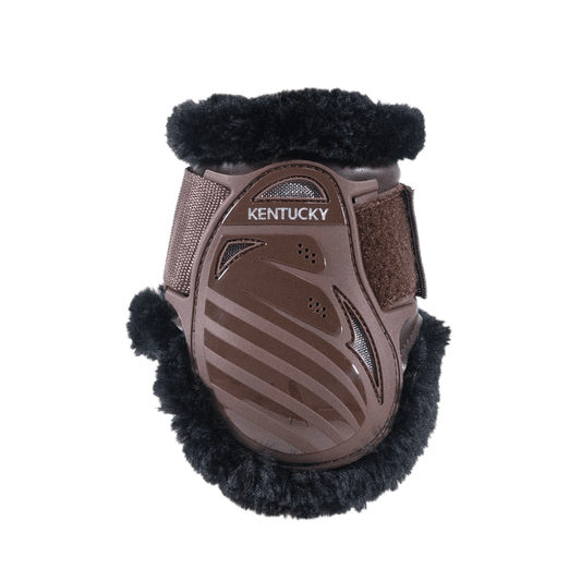 Vegan Sheepskin Young Horse Fetlock Boots | Kentucky Horsewear | Lightweight