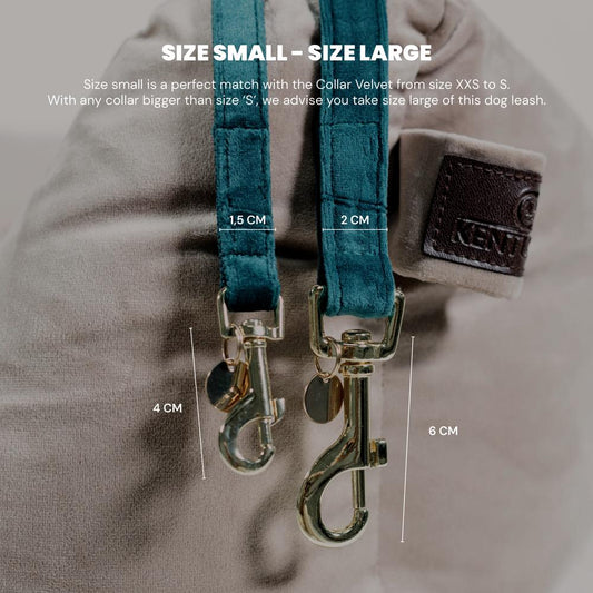Dog Leash Velvet 120 cm | Kentucky Dogwear | luxurious — Image 2