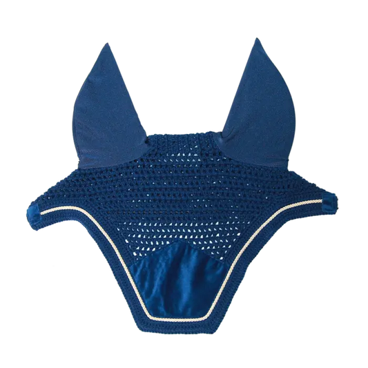 Boomerang Equestrian - Kentucky Fly Veil Wellington Basic Velvet Navy