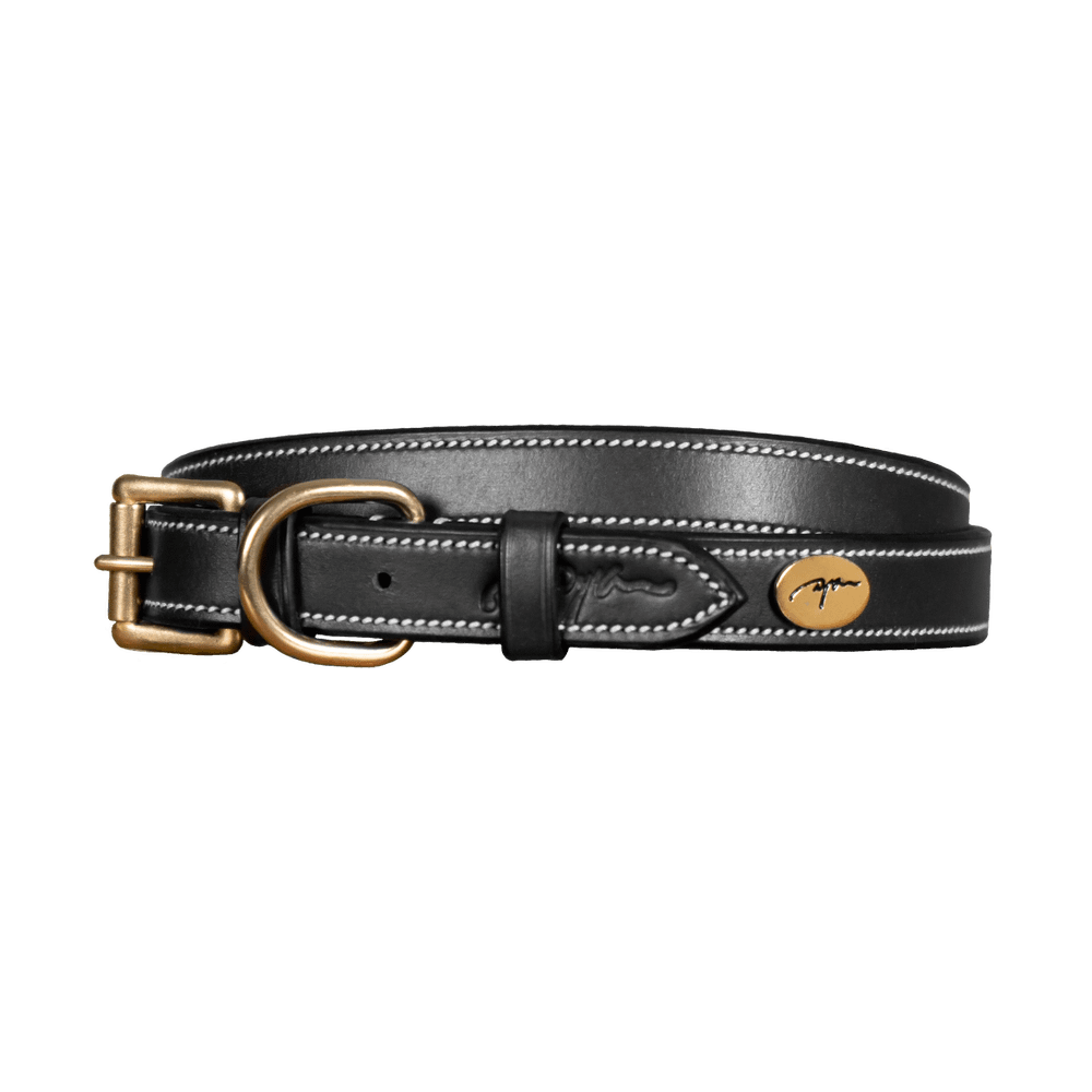 Flat Leather Dog Collar | Dy'on | premiumleather — Image 4