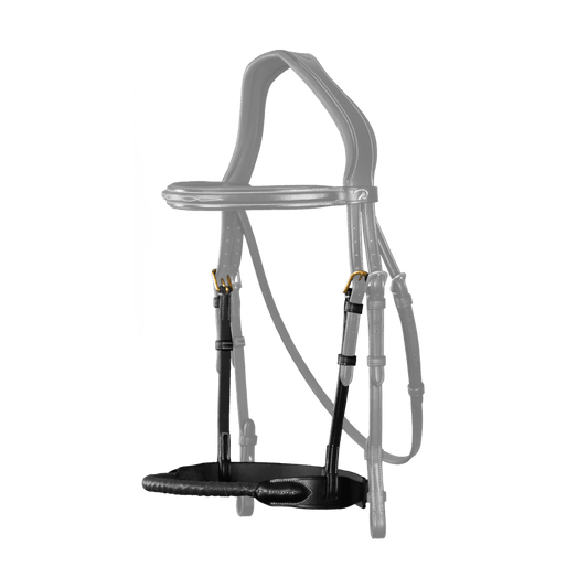 Leather Covered Rope Noseband | Dy'on |