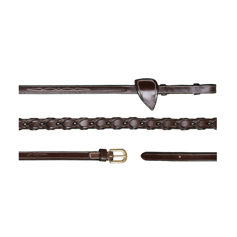 1/2" Laced Reins | Dy'on | — Image 2