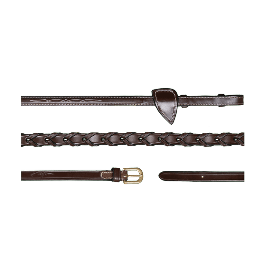 1/2" Laced Reins | Dy'on | — Image 2
