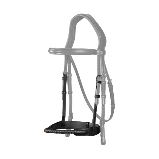Leather Covered Rope Noseband | Dy'on | — Image 2