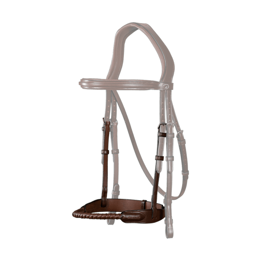 Leather Covered Rope Noseband | Dy'on |