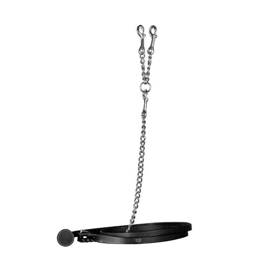 Leather Lead With Chain | Dy'on | durable — Image 2