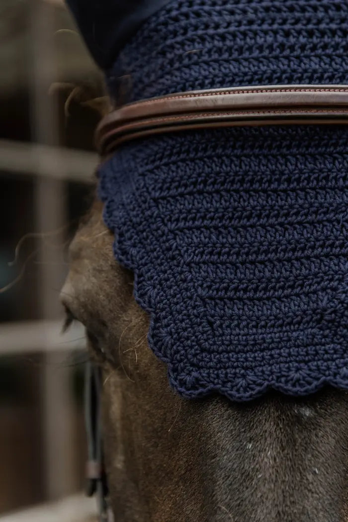 Boomerang Equestrian - Kentucky Fly Veil Wellington Wave Navy