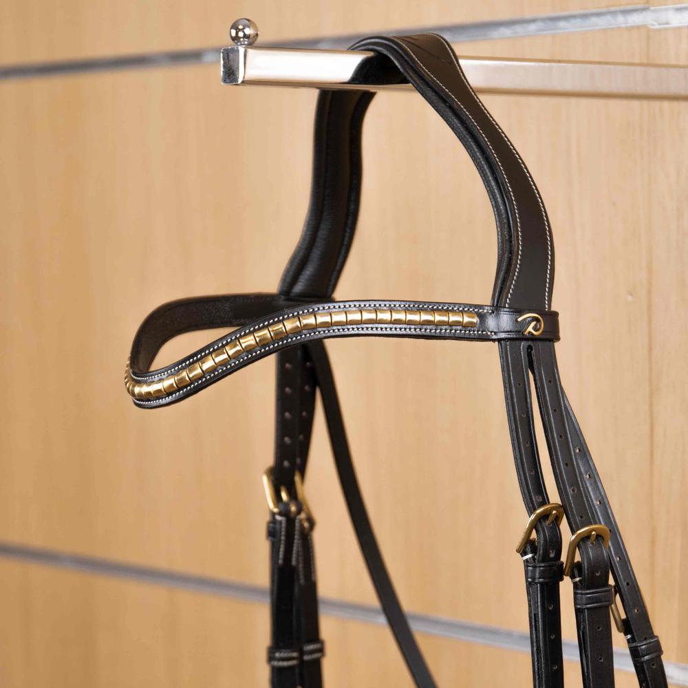 Brass Clincher V-Shaped Browband | Dy'on | elegance — Image 4