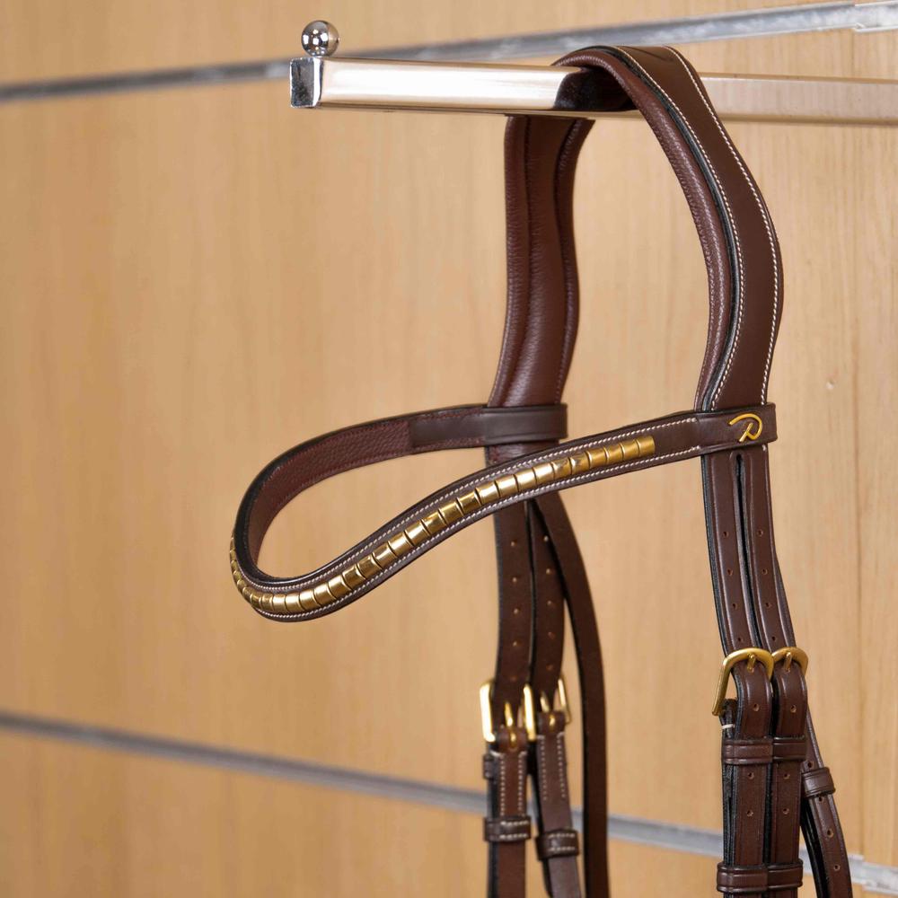 Brass Clincher V-Shaped Browband | Dy'on | elegance
