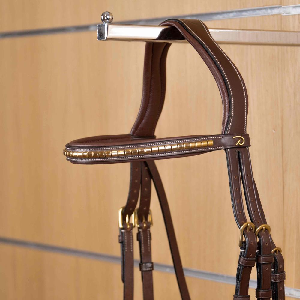 Brass Clincher Straight Browband | Dy'on | elegantdesign