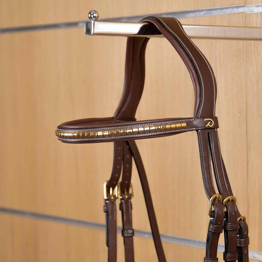 Brass Clincher Straight Browband | Dy'on | elegantdesign
