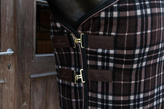 Fleece Rug Heavy Check Printing | Kentucky Horsewear | Comfort — Image 2