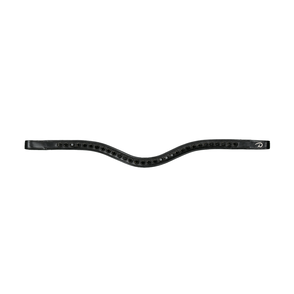 Black Swarovski V-Shaped Browband | Dy'on | elegantdesign — Image 3