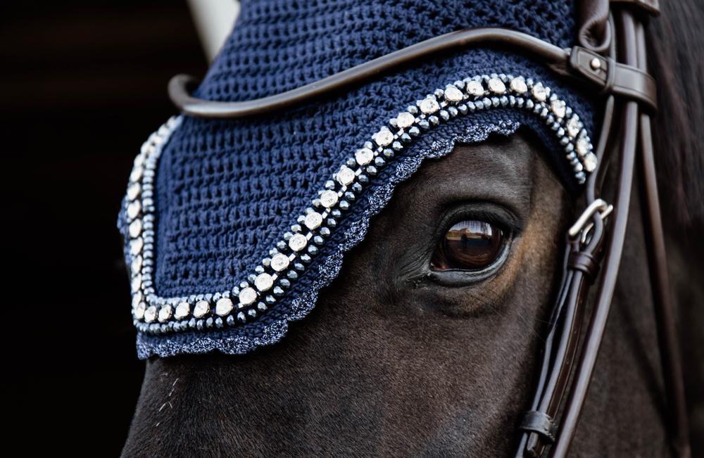Fly Veil Wellington Big Stone & Pearl | Kentucky Horsewear | Stylish — Image 8