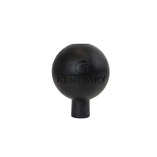 Boomerang Equestrian - Kentucky Lead & Wall Protection Rubber Ball Black