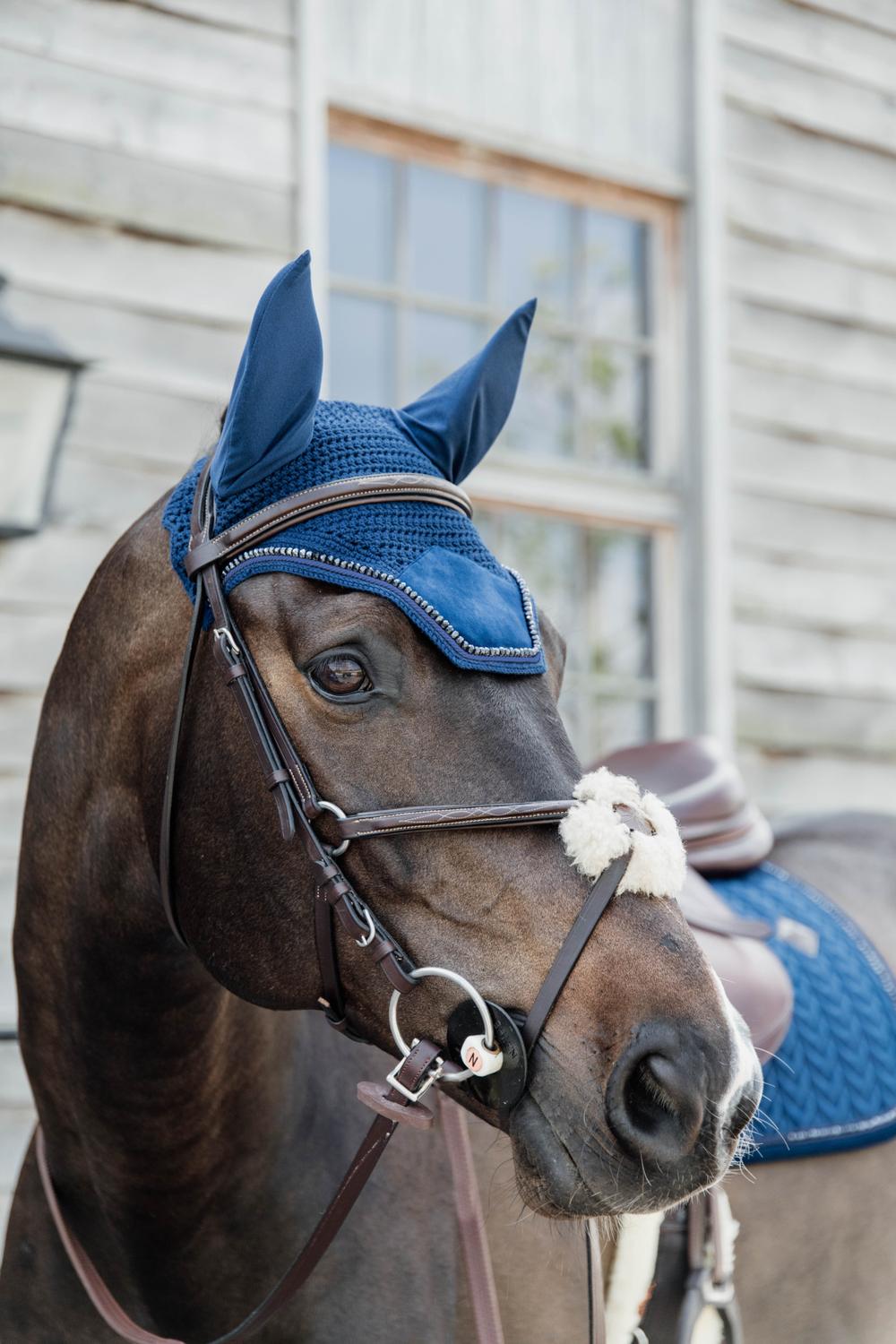 Fly Veil Wellington Velvet Pearls | Kentucky Horsewear | luxurious — Image 20
