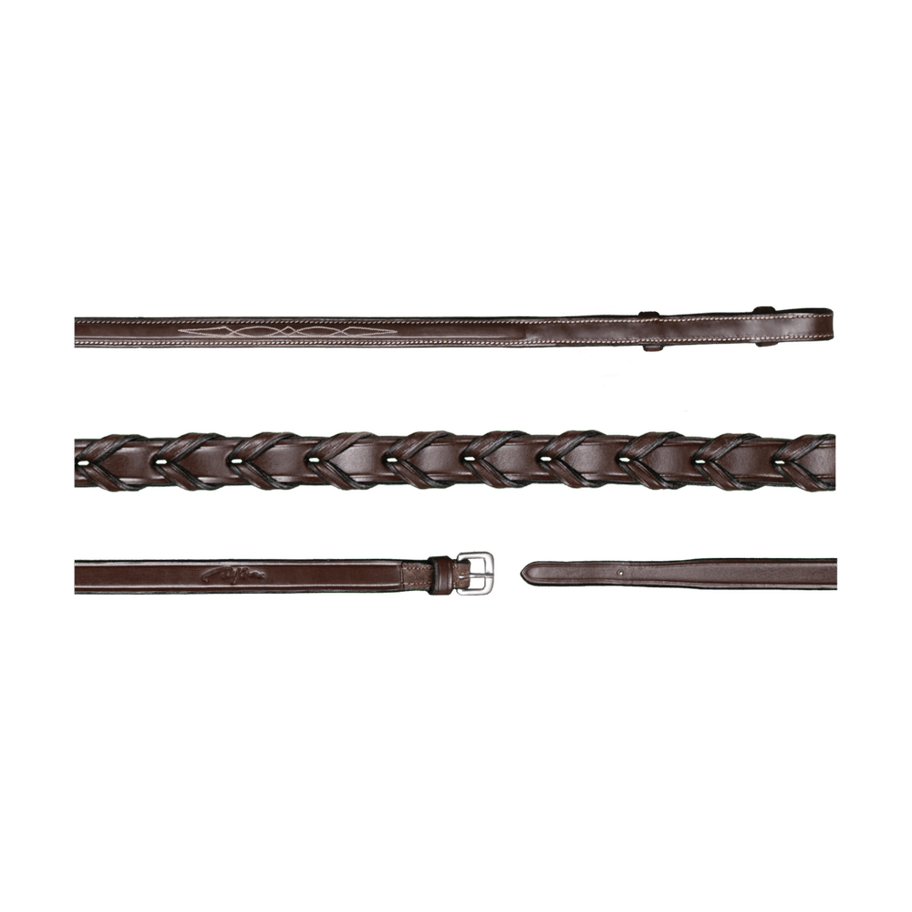 5/8" Laced Reins | Dy'on | — Image 2