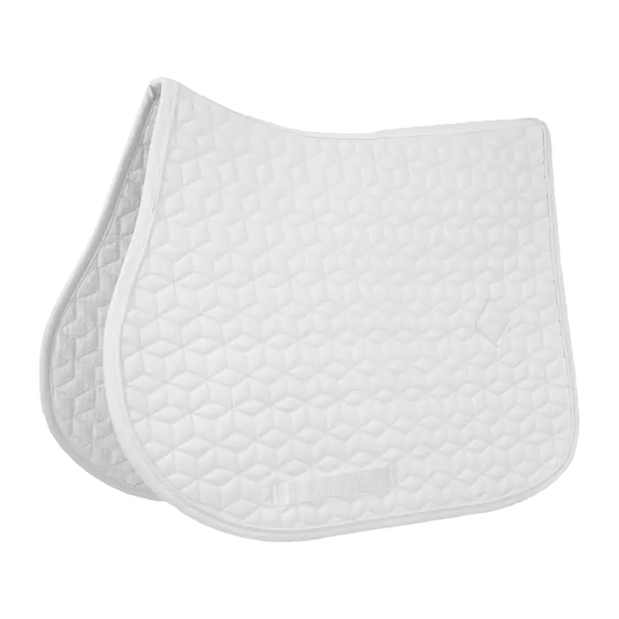 Kentucky Classic Jumping Saddle Pad White