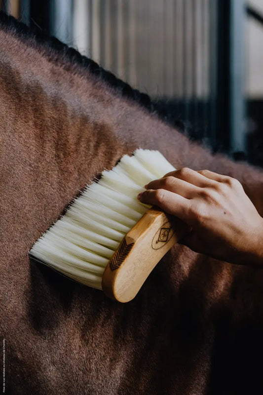 Boomerang Equestrian - Kentucky Grooming Deluxe Middle Brush Long Natural