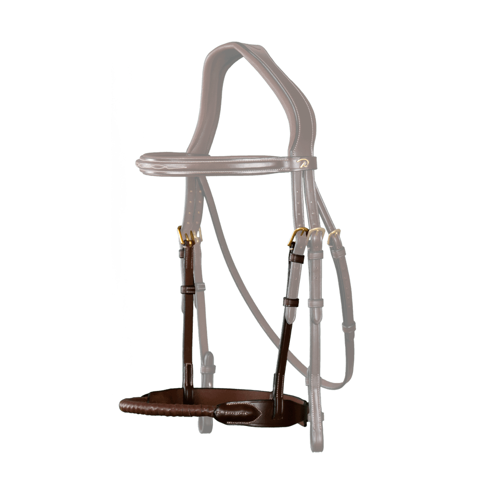 Leather Covered Rope Noseband | Dy'on | — Image 2