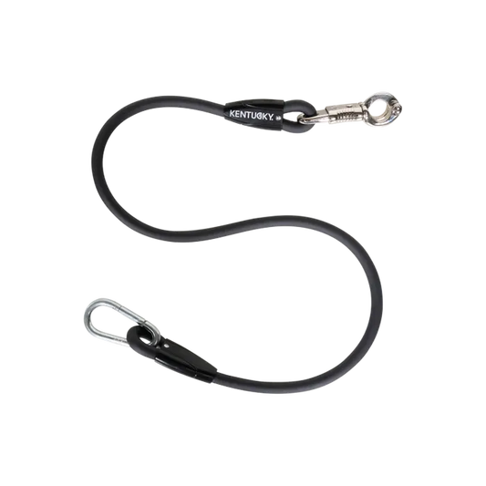 Boomerang Equestrian - Kentucky Horse Box Lead & Cross Ties Silicone Black