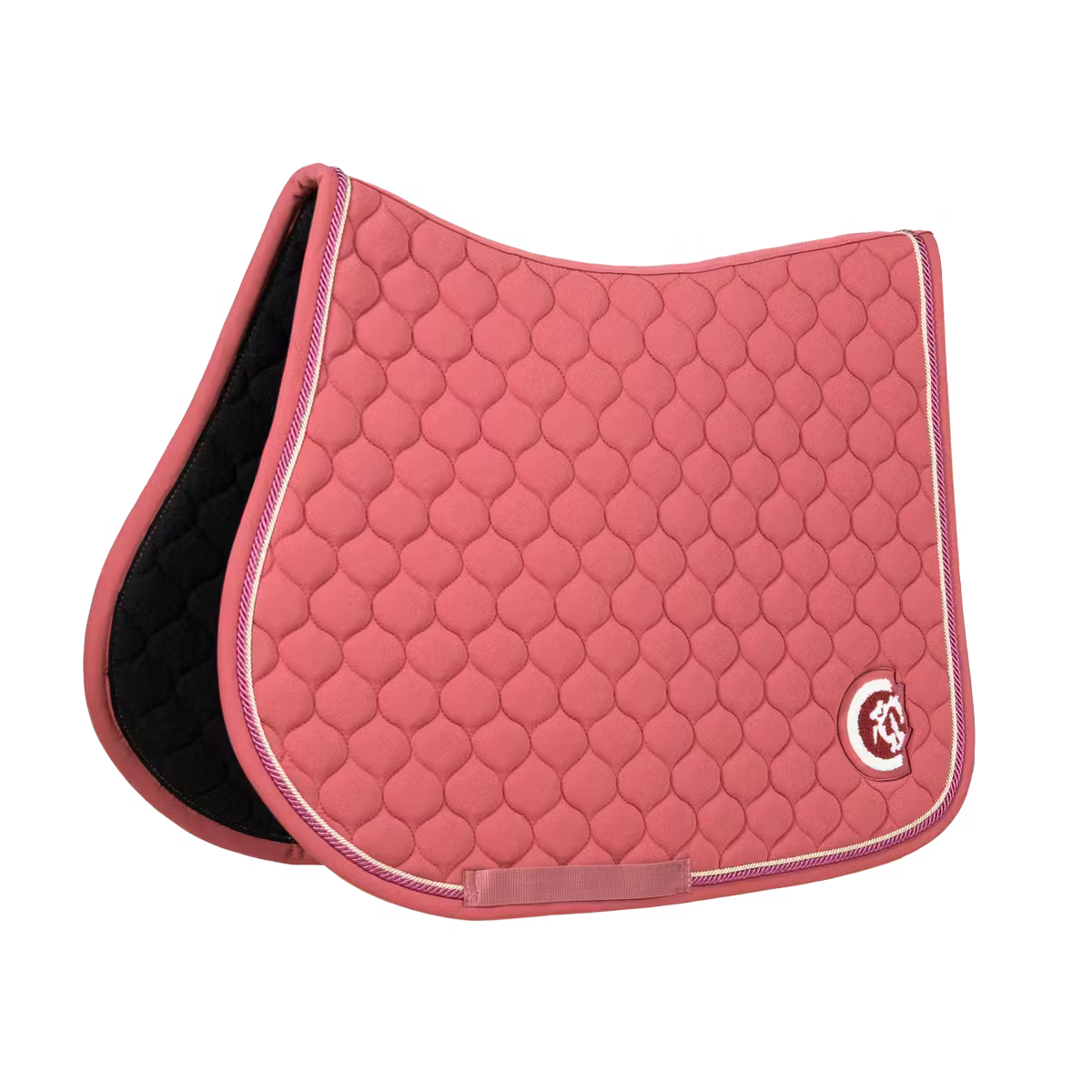 Kentucky Saddle Pad Onion Quilt 3D Logo Jumping Fuchsia