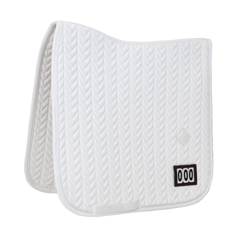 Saddle Pad Fishbone Competition 2 numbers Dressage | Kentucky Horsewear | Breathable