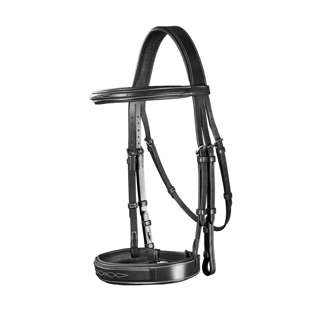 Wide Noseband Hunter Bridle US | Dy'on | elegantcomfort — Image 6