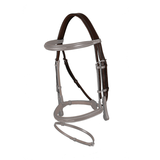 3 Strap Headpiece With Removable Throat Latch | Dy'on | — Image 2