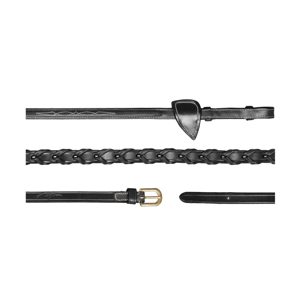 1/2" Laced Reins | Dy'on | — Image 3