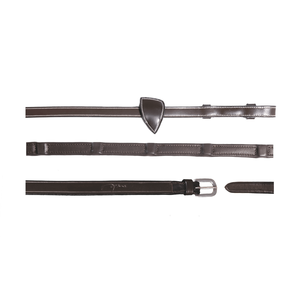 1/2 Soft Leather reins 8 Integrated Stoppers | Dy'on | — Image 4