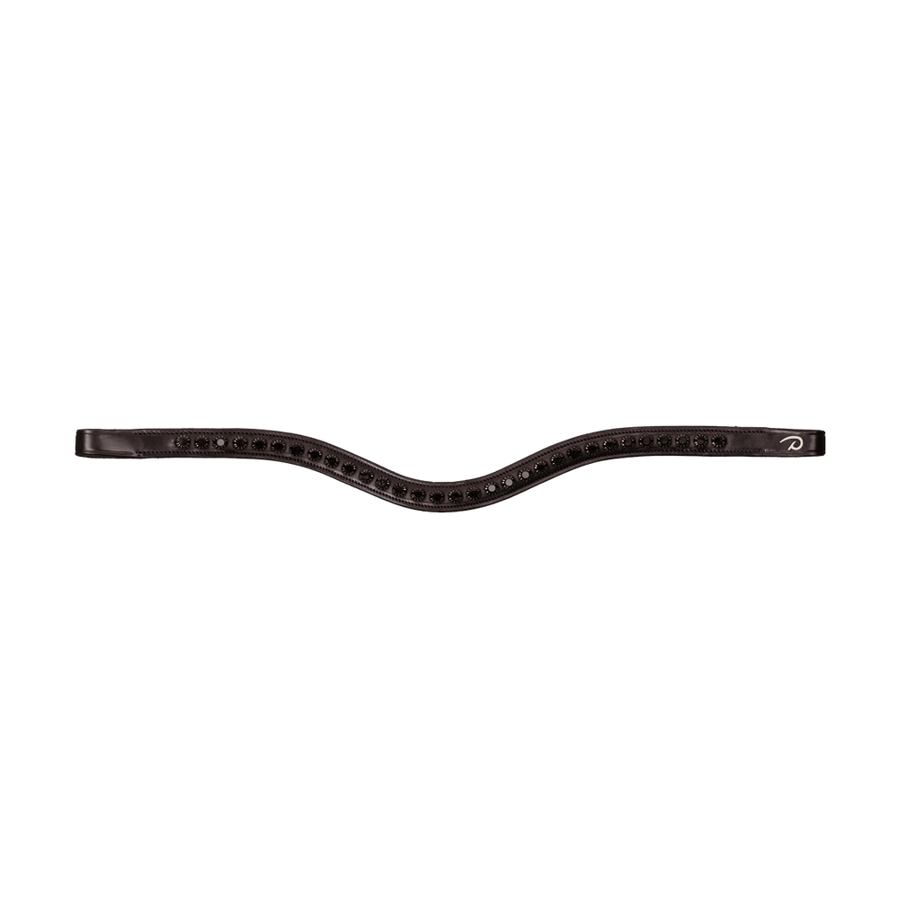Black Swarovski V-Shaped Browband | Dy'on | elegantdesign — Image 2