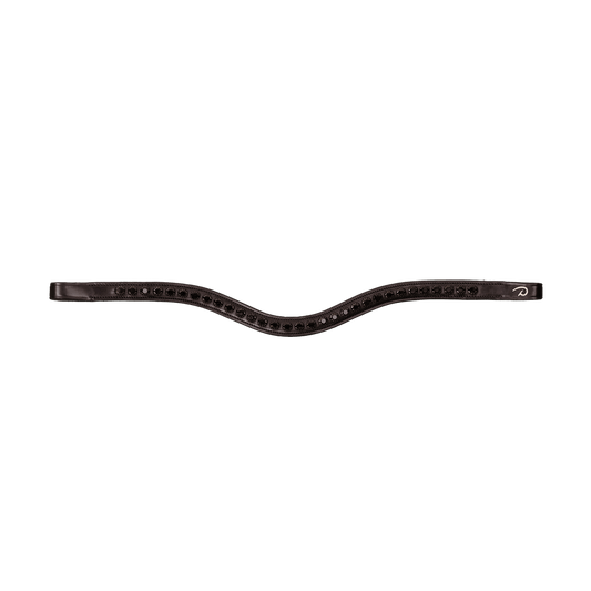 Black Swarovski V-Shaped Browband | Dy'on | elegantdesign — Image 2
