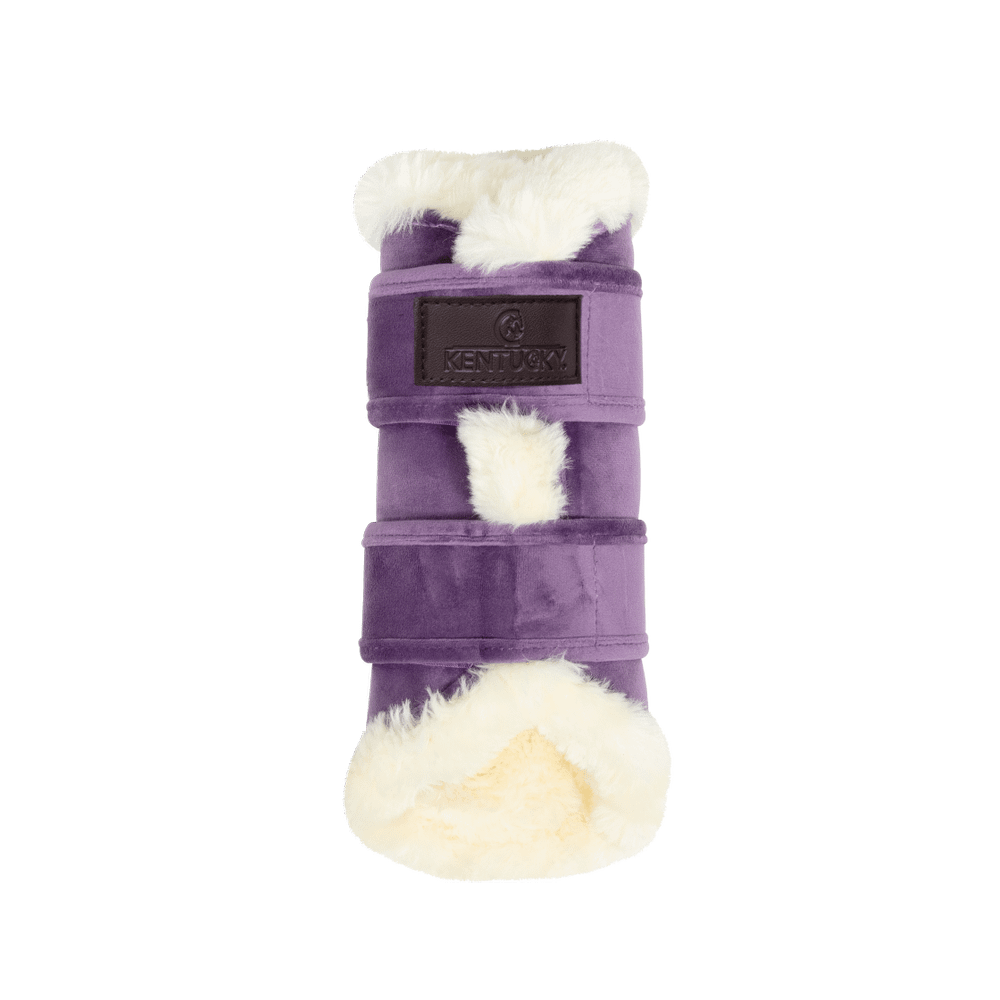 Brushing Boots Velvet Contrast | Kentucky Horsewear | Luxury