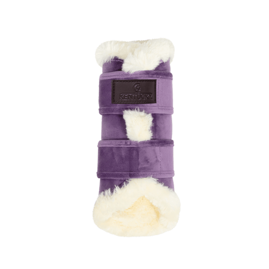 Brushing Boots Velvet Contrast | Kentucky Horsewear | Luxury