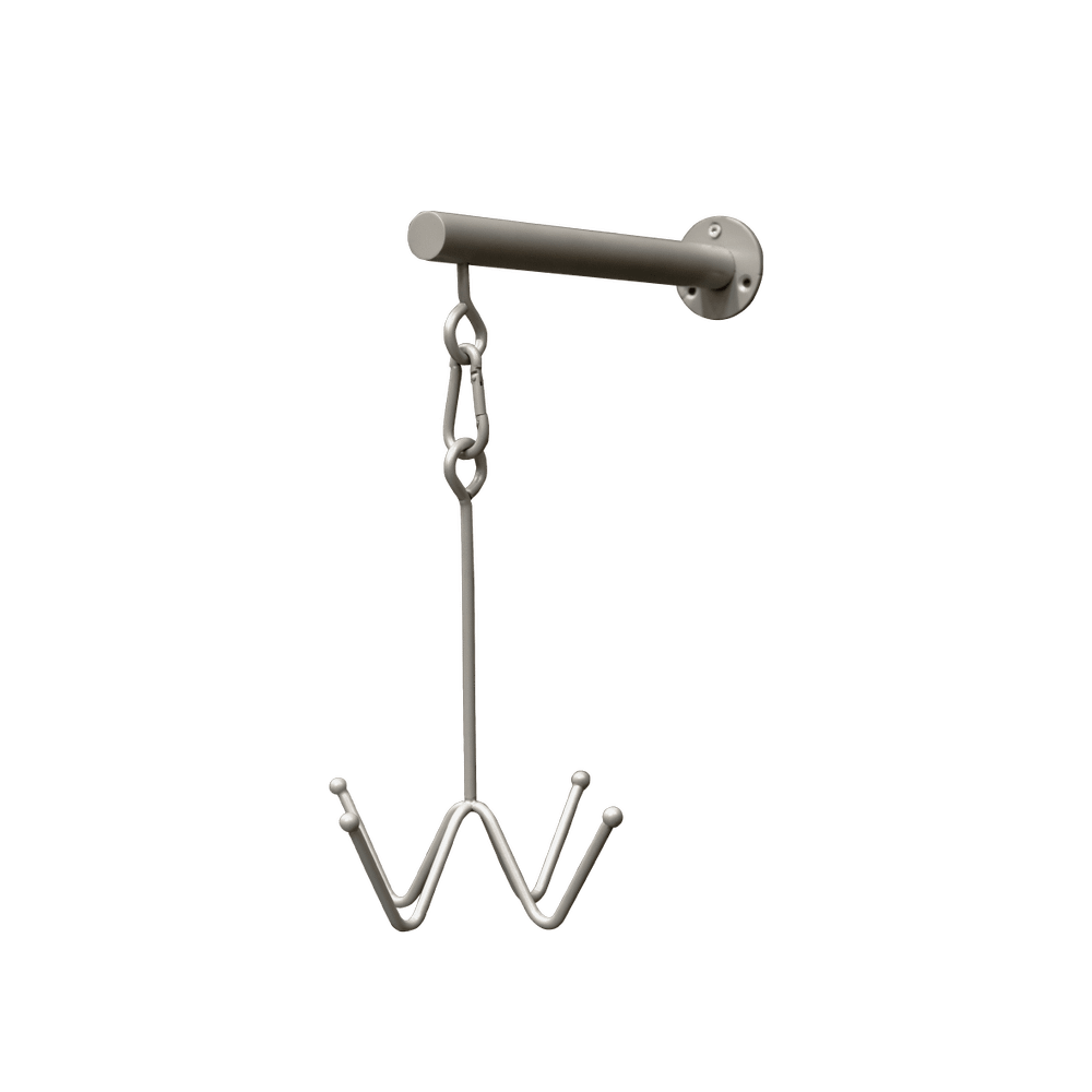 Bridle Hook 4 prong with wall attachment | Grooming Deluxe | durable — Image 8